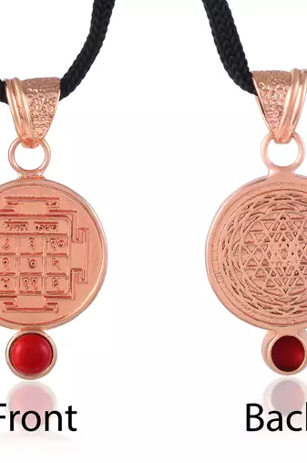 Pure copper faux moonga vedic astrology mangal grah dosh raksha kawach