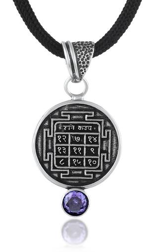 silver neelam stone vedic astrology shani grah dosh raksha kawach