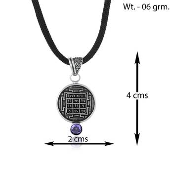 silver neelam stone vedic astrology shani grah dosh raksha kawach 3