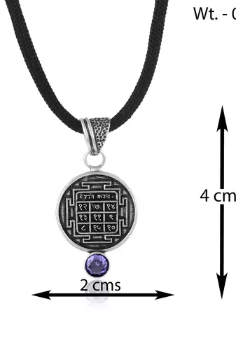 silver neelam stone vedic astrology shani grah dosh raksha kawach