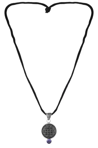 silver neelam stone vedic astrology shani grah dosh raksha kawach