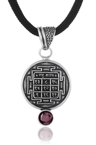 silver hessonite gomed vedic astrology rahu grah dosh raksha kawach