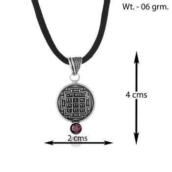 silver hessonite gomed vedic astrology rahu grah dosh raksha kawach 3