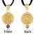 gold plated neelam sapphire vedic astrology shani grah dosh raksha kawach