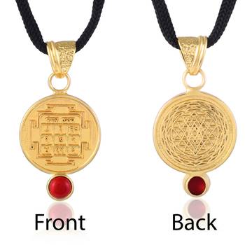 gold plated faux moonga vedic astrology mangal grah dosh raksha kawach 2