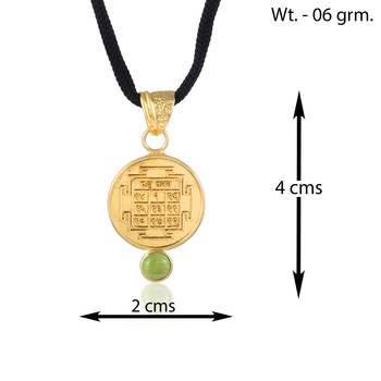 Gold plated chrysoberyl cats eye vedic astrology ketu grah dosh raksha kawach 3
