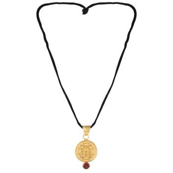 gold plated hessonite gomed vedic astrology rahu grah dosh raksha kawach 4