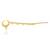 Brass gold plated traditional nath wedding jewellery for women
