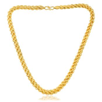 Brass 24kt 1 gram thick and solid bracelet for men 2