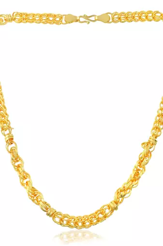 Brass 24kt 1 gram thick and solid bracelet for men