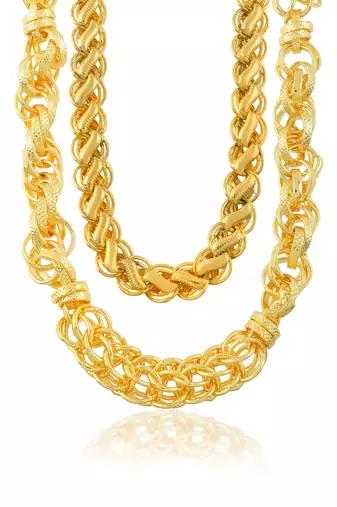 Brass 24kt 1 gram thick and solid bracelet for men