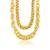Brass 24kt 1 gram thick and solid bracelet for men