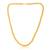 Brass gold plated combo of 2 chain necklace