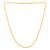 Brass gold plated combo of 2 chain necklace