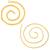 Brass gold plated combo of 2 chain necklace
