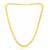 Brass gold plated combo of 2 chain necklace