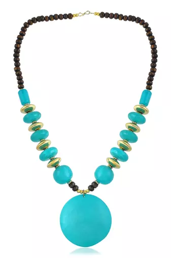 Green jade necklace for women
