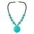 Green jade necklace for women