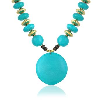 Green jade necklace for women 2
