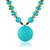 Green jade necklace for women