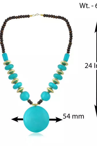 Green jade necklace for women