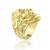 Brass gold plated bajrang bali hanuman balaji bold finger ring for men