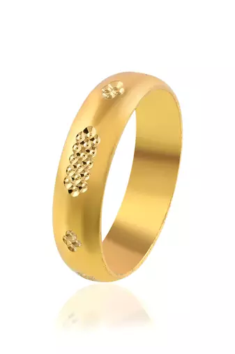 Brass gold plated fashion challa finger ring for men women