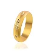 Brass gold plated fashion challa finger ring for men women