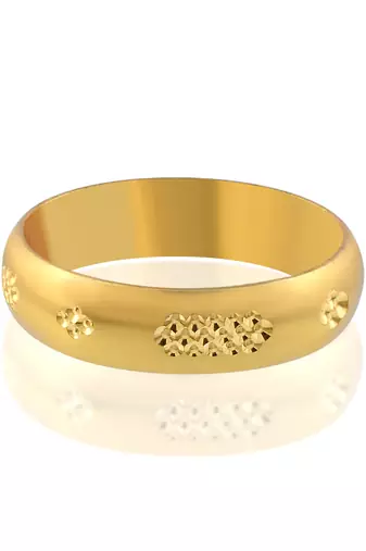 Brass gold plated fashion challa finger ring for men women