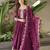 Rani Color Heavy Crush Silk Wedding Wear Embroidery Work Long Gown