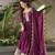 Rani Color Heavy Crush Silk Wedding Wear Embroidery Work Long Gown