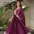 Rani Color Heavy Crush Silk Wedding Wear Embroidery Work Long Gown