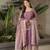 Onion Fendy Silk Wedding Wear embroideyr Work Long Gown