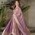 Onion Fendy Silk Wedding Wear embroideyr Work Long Gown