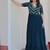 Rama Faux georgette Party Wear Hand Embroidery Work Long Gown