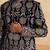 black zari and sequins embroidered indowestern