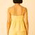Women beiege cotton linen peplum strap top with elastic waist shorts co-ord set