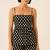 Women polka dot cotton linen peplum strap top with elastic waist shorts co-ord set