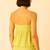 Women pistachio cotton linen peplum strap top with elastic waist shorts co-ord set