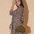 Semicircle wooden bag with designer brass clasp