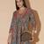 Semicircle wooden bag with designer brass clasp