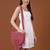 Boho macrame fringe bag- maroon magic
