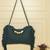 Fringed boho macrame bag - bottle green