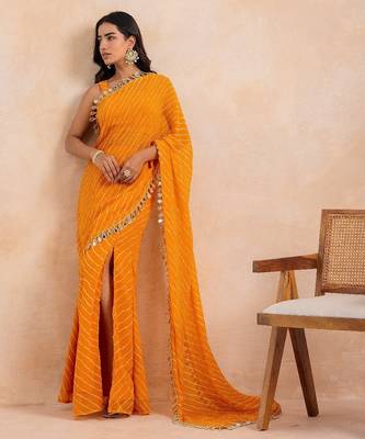 yellow leheriya multicolor-styling set 1