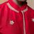 Red embroidered silk kurta with dupatta