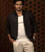 Black plain linen shirt