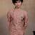 Light Pink embroidered silk kurta set