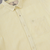 Yellow solid pure linen shirt