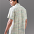 Ecru solid handloom cotton shirt
