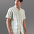 Ecru solid handloom cotton shirt